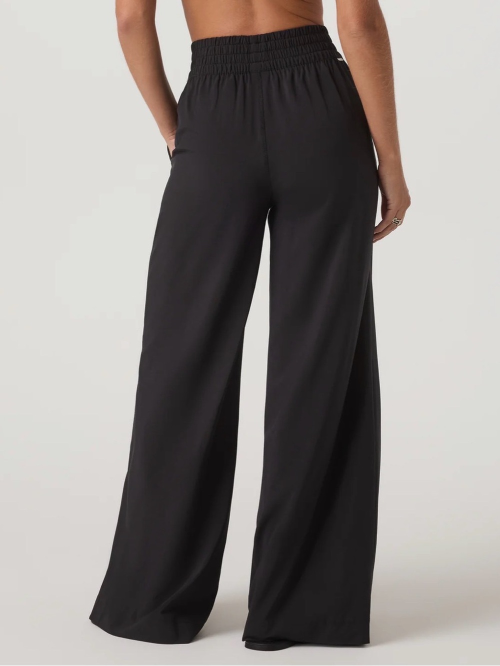 Women Vuori Villa Black Wideleg Pants XS - Picture 12 of 13